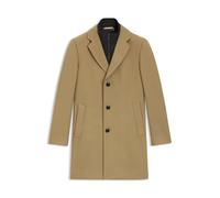 BOSS Manteau Slim Fit en coton mélangé avec intérieur amovible matelassé - Style H-Hyde-Bib-254, 50556711 Beige 58