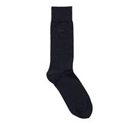 BOSS Chaussettes mi-mollet à logo, en coton peigné stretch - Style Marc RS Uni CC, 50469843 Bleu foncé 43-46