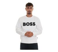 Boss - Maxi Logo Crewneck SweaT-shirt - Homme - Sweatshirts et sweats à capuche - Blanc - Taille: XL