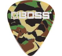 BOSS Médiators celluloïd Camo - Heavy, pack de 12, BPK-12-CH