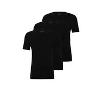 T-shirt BOSS RN Classic manches courtes noir pur (3 paires) - M