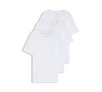 BOSS T- Shirt RN 3P Classic, Blanc 100, S Homme