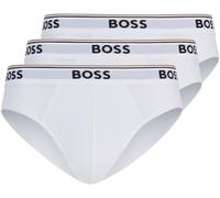 Boss Men's 3 Pack Briefs Blanc 100 Small Male