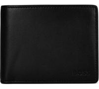 Boss Hommes Asolo Portefeuille à Deux Volets en Cuir avec Logos embossés et Poche pour la Monnaie