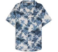 Boss Men's Bw Beach Shirt, Plain Short-Sleeve Open Blue 483 M Male