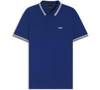 Boss Men's Hbg Paddy Polo Shirt With Contrast Tipping Bleu moyen 420 XL Male