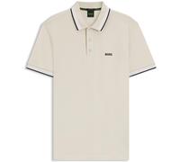 Boss Men's Hbg Paddy Polo Shirt With Contrast Tipping Ouvrir Blanc 2XL Male