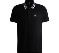 Boss Men's Hbg Paddy Rib Polo Shirt, Sporty Sophistication Noir 001 2XL Male