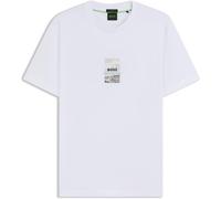 Boss Men's Hbg Photo T-Shirt, Intricate Artwork Blanc 2XL Male