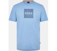 Boss Men's Hbo Stitch Logo T-Shirt Bleu 451 S Male