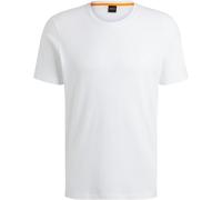 BOSS Hommes Tales T-Shirt en Jersey de Coton avec Patch logoté