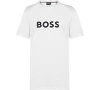 Boss Men's Hbw Logo T-Shirt, Logo Printed Blanc 100 5X Grand. Male