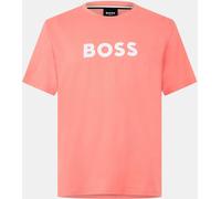 Boss Men's Hbw Logo T-Shirt, Logo Printed Coral 671 2X Grand. Male