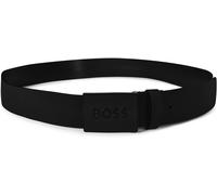 Boss Men's Icon Belt, High Quality Leather Noir 001 38R (100cm) Male