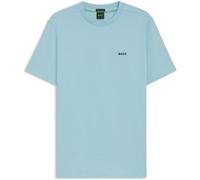 Boss Men's Logo T-Shirt, Logo Design Pastl Blue 455 S Male