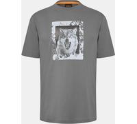 Boss Men's Lupo T-Shirt, Unique Polar Bear Graphic Ouvrir Gris 062 2XL Male