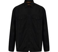 Boss Men's Orange Zip Long Sleeve Overshirt Noir 001 XL Male