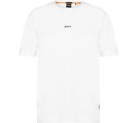 BOSS T-shirt Relaxed en coton stretch à logo imprimé - Style TChup, 50473278 Blanc XXXL