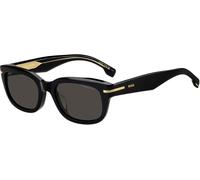 Boss Men's Rectangle Sunglasses, Rectangle Design Noir Taille unique Male