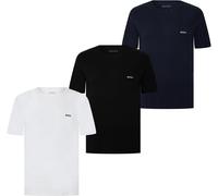 Boss Men's Regcrew Premium Cotton T-Shirt Blk/Wht/Nvy984 L Male