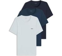 Boss TShirtRN 3P Classic Lot de 3 sous-vêtements en Coton pour Homme, Open Divers, L