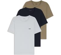 Boss Men's Regcrew Premium Cotton T-Shirt Blue/Brown 972 S Male