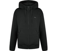 Boss Men's Saggy Full-Zip Hoodie With Adjustable Drawstring Hood Noir 001 M Male