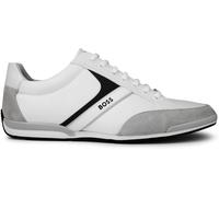 Boss Men's Saturn Low Top Trainers, Optimal Breathability Blanc 124 11 (45) Male