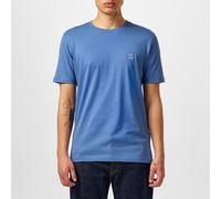 Boss Men's Tales Cotton Short Sleeve Crew Neck T-Shirt Ouvrir Bleu 489 2XL Male