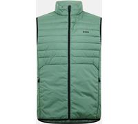 Boss Men's Urbanex Horizontal Quilted Gilet Ouvrir Vert XL Male