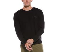 Boss Mens Waffle Long Sleeve T Shirt, Coal, Large US