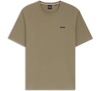 Boss Men's Waffle T-Shirt, Structured Design Open Brown 245 Petit Male