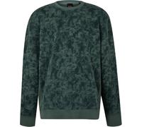 Boss Men's Wecamoover Camo Design Sweater Ouvert Vert 341 L Male