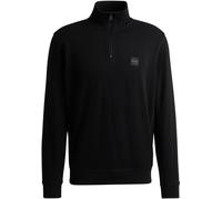 Boss Men's Zetrust Zip-Neck Soft Terryclover The Head Sweatshirt Noir 001 3XL Male