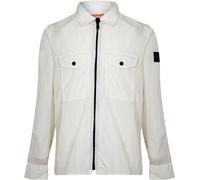 Boss Men's Zip Urban Edge Style Shacket Ouvrir Blanc 131 2XL Male