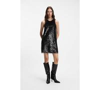 BOSS Mini-robe entièrement à sequins avec finitions transparentes - Style C_Dycole, 50568304 Noir 46