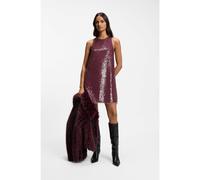 BOSS Mini-robe entièrement à sequins avec finitions transparentes - Style C_Dycole, 50568304 Rouge 44