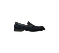 Boss - Mocassino Classico in Suede - Homme - Chaussures - Bleu - Taille: 43 EU