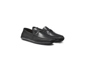BOSS Mocassins driver en cuir avec nœud - Style Noel_Mocc_ltlctb, 50557676 Noir 42