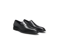 BOSS Mocassins en cuir à finition Penny - Style Derrek_Loaf_buvprb, 50559103 Noir 43