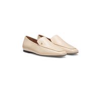 BOSS Mocassins en cuir à monogramme Double B - Style Charlize_Loafer_LTS, 50557644 Beige clair 38