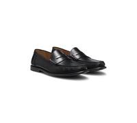 BOSS Mocassins en cuir avec finition Penny - Style Tevan_Mocc_bope, 50568747 Noir 44