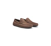 BOSS Mocassins en cuir nubuck avec semelle à picots - Style Noel_Mocc_tbnu, 50548116 Marron foncé 41