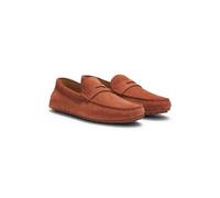 BOSS Mocassins en cuir suédé avec finition Penny - Style Noel_Mocc_sdpeb, 50541750 Marron 41