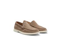 BOSS Mocassins en cuir suédé avec logo embossé - Style Sienne_Loaf_sd_N, 50543083 Beige 46