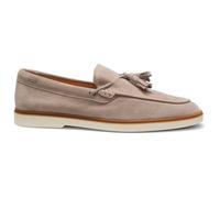 BOSS Mocassins en cuir suédé avec pampilles - Style Hedley_Loaf_sdts, 50568771 Kaki 44