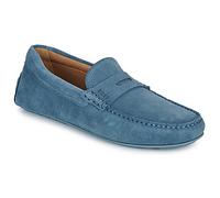 BOSS Mocassins en cuir suédé avec finition Penny - Style Noel_Mocc_sdpeb, 50541750 bleu clair 46