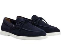 Boss - Mocassins pour homme "Sienne", cuir de vache GT4297 (39,5 EU) (Bleu foncé)