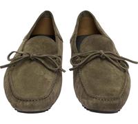 Boss - Mocassins pour hommes "Driver", daim GT4438 (39,5 EU) (Vert)