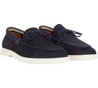 Boss - Mocassins pour hommes "Sienne", daim GT4497 (47 EU) (Bleu foncé)